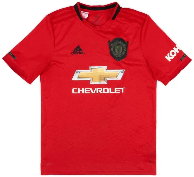 adidas 2019-20 Manchester United Home Shirt - 8/10 - (XL.Boys)