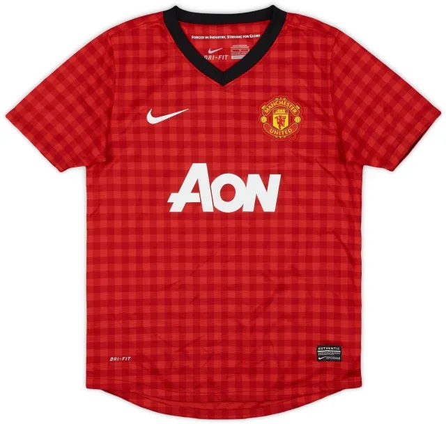 Nike 2012-13 Manchester United Home Shirt - 9/10 - (M.Boys)