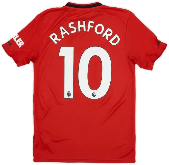 adidas 2019-20 Manchester United Home Shirt Rashford #10 - 10/10 - (S)