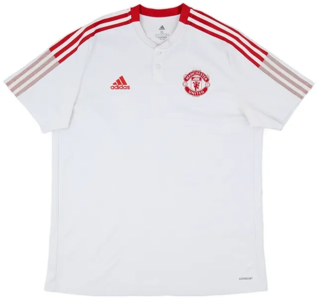 2021-22 Manchester United adidas Polo Shirt - 6/10 - (XL)