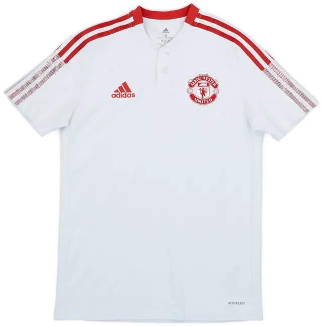 2021-22 Manchester United adidas Polo Shirt - 7/10 - (S)