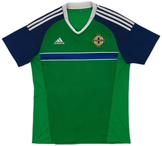 Umbro 2016-17 Northern Ireland Home Shirt - 4/10 - (M)