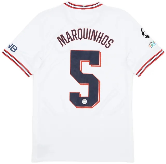 Nike 2021-22 Paris Saint-Germain Fourth Shirt Marquinhos #5 (S)