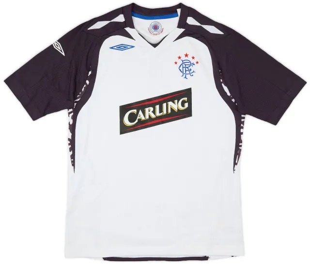 Umbro 2007-08 Rangers Away Shirt - 6/10 - (L.Boys)
