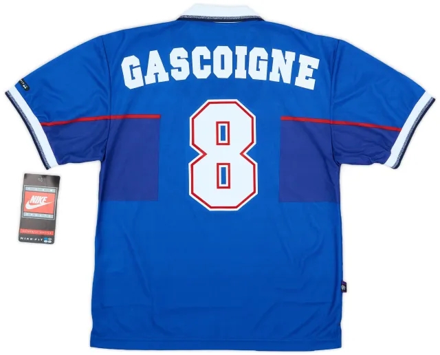 Nike 1997-99 Rangers Home Shirt Gascoigne #8 (M)