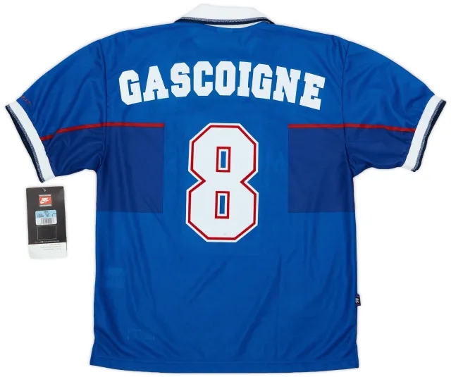 Nike 1997-99 Rangers Home Shirt Gascoigne #8 (M)
