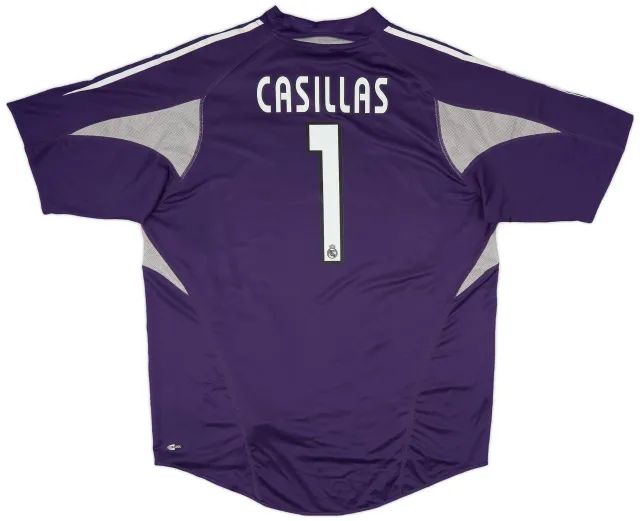 adidas 2004-05 Real Madrid GK S/S Shirt Casillas #1 (L)