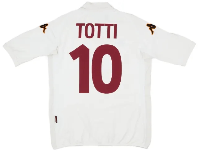 Kappa 2002-03 Roma Away Shirt Totti #10 - 6/10 - (M)