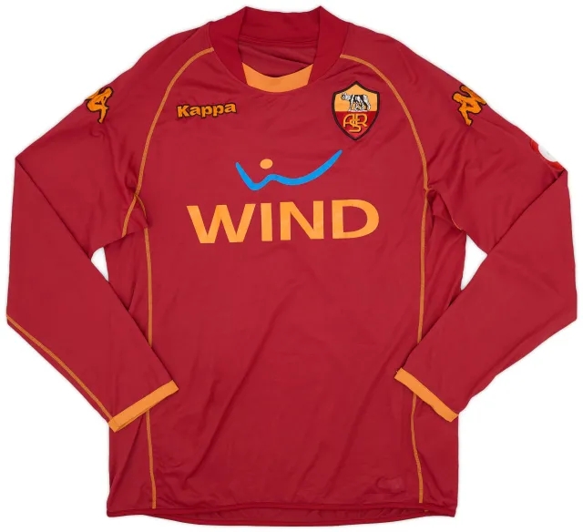 Kappa 2008-09 Roma Home L/S Shirt - 5/10 - (XXL)