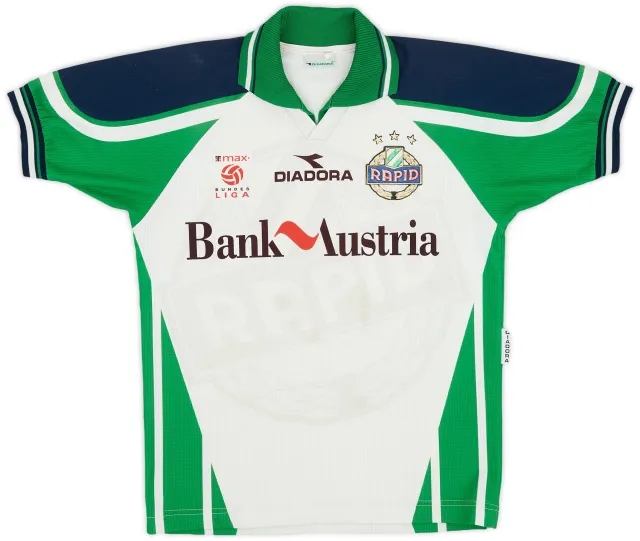 Diadora 1998-99 Rapid Vienna Home Shirt - 6/10 - (S)