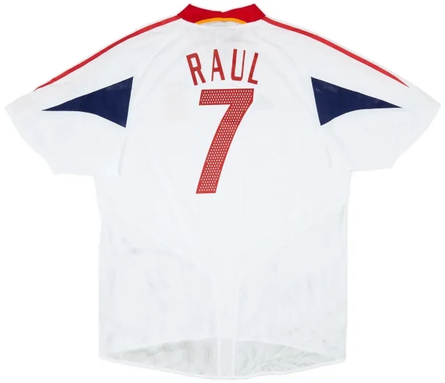adidas 2004-06 Spain Away Shirt Raul #7 (XL)
