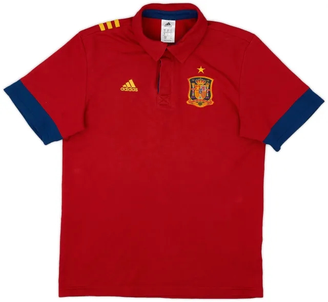 2012-13 Spain adidas Polo Shirt - 7/10 - (S)