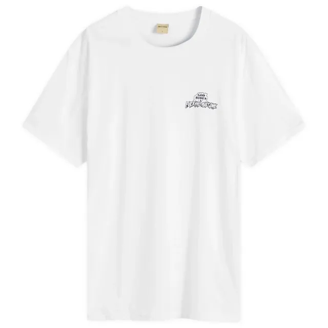 Fucking Awesome Men's God Rides T-Shirt White