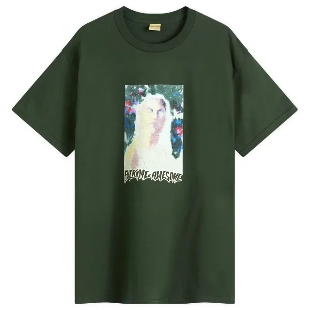 Fucking Awesome Men's Painterly T-Shirt Forest