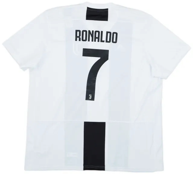 adidas 2018-19 Juventus Home Shirt Ronaldo #7 (XXL)
