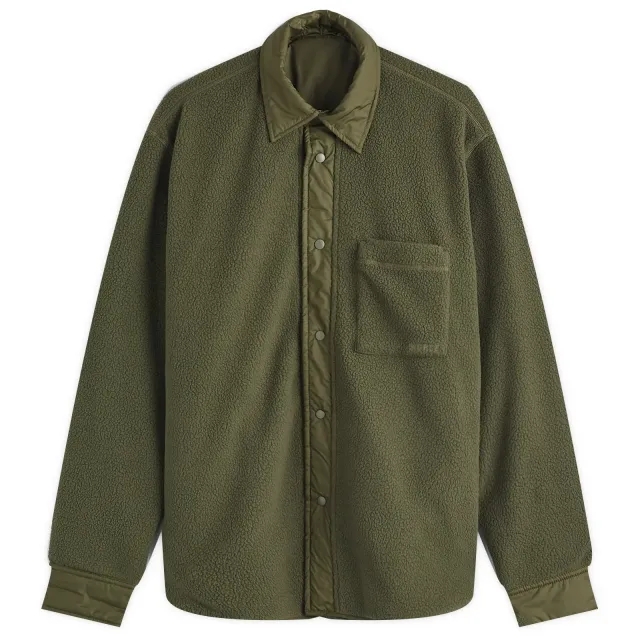 Norse Projects Men's Ulrik Reversible Overshirt Jacket Ivy Green