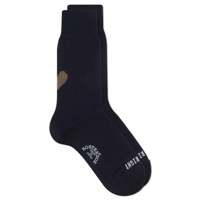 Rostersox Heart by X Socks Navy