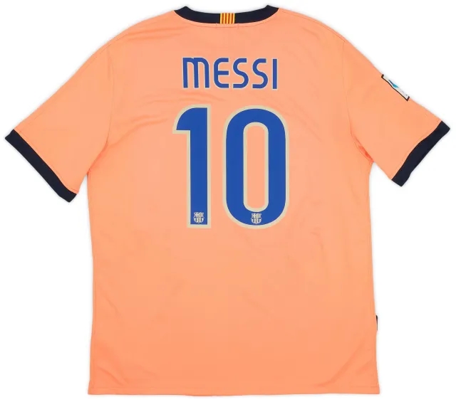 Nike 2009-10 Barcelona Away Shirt Messi #10 - 9/10 - (XL)