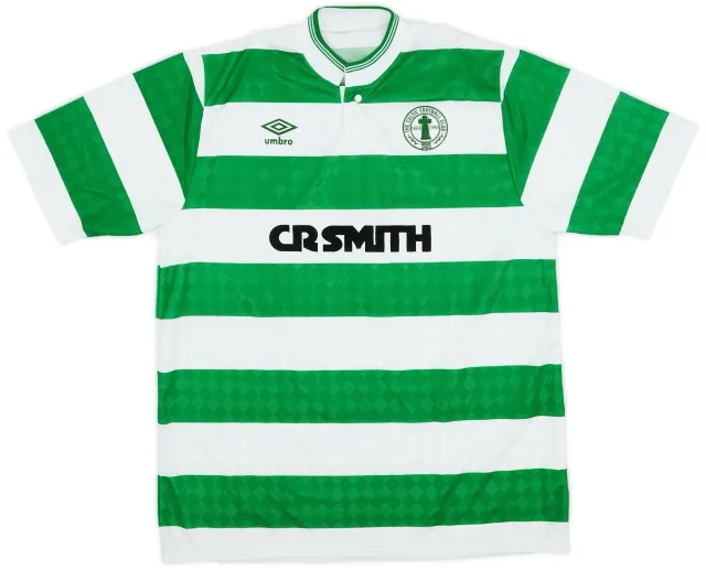 Umbro 1987-89 Celtic Centenary Home Shirt - 8/10 - (L)