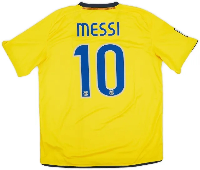 Nike 2008-10 Barcelona Away Shirt Messi #10 - 8/10 - (L)