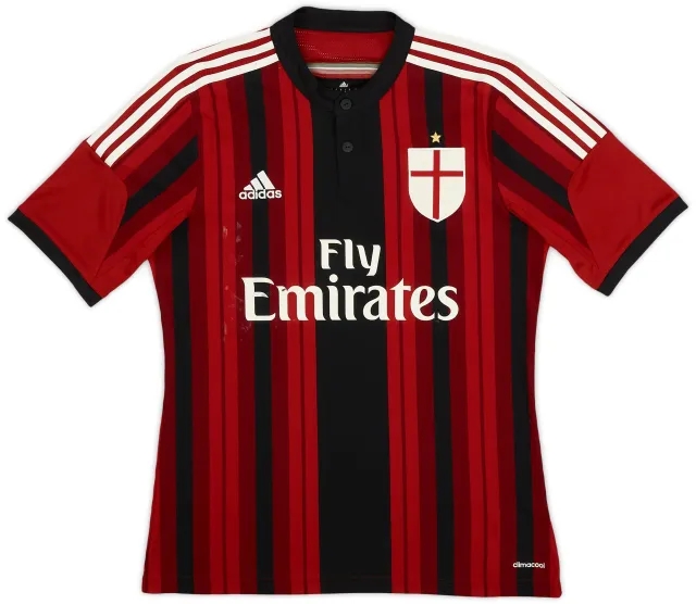adidas 2014-15 AC Milan Home Shirt - 6/10 - (M)