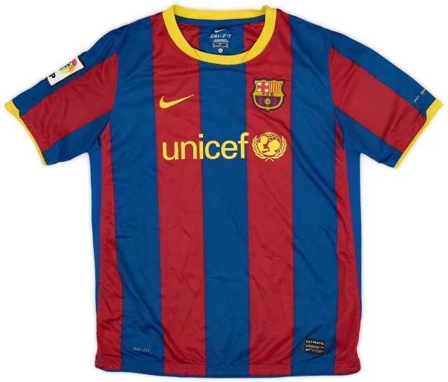 Nike 2010-11 Barcelona Home Shirt - 7/10 - (XL.Boys)