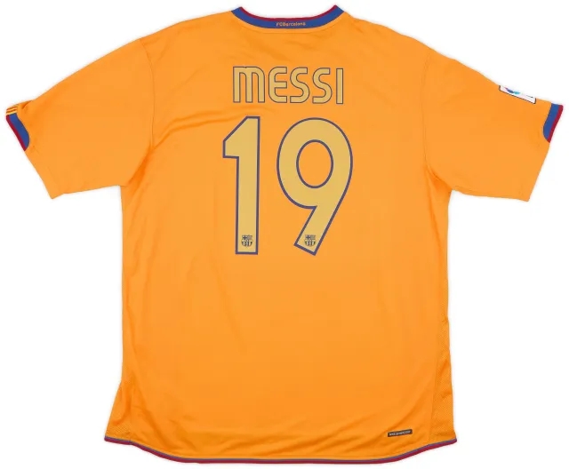 Nike 2006-08 Barcelona Away Shirt Messi #19 - 9/10 - (XL)