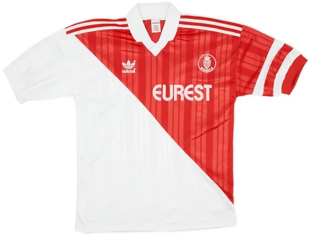 adidas 1994-95 Monaco Home Shirt - 8/10 - (M)