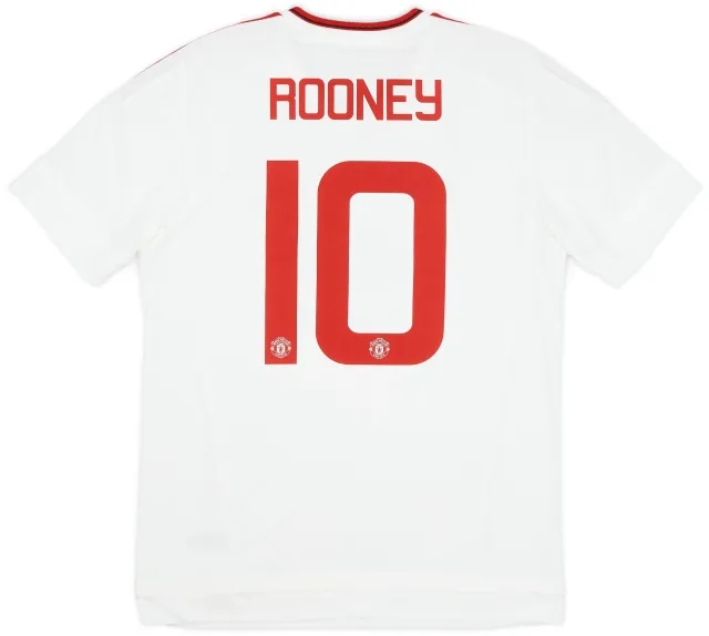 adidas 2015-16 Manchester United Away Shirt Rooney #10 - 5/10 - (M)