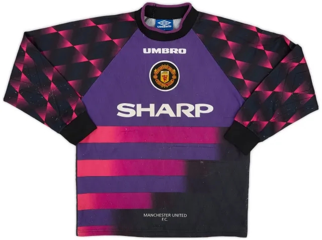 Umbro 1996-97 Manchester United GK Shirt - 5/10 - (Y)