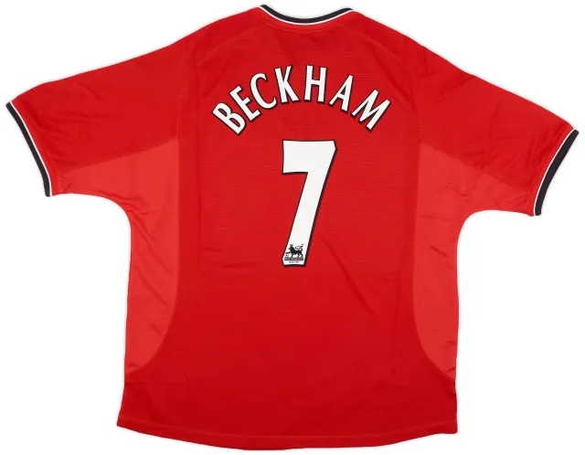 Umbro 2000-02 Manchester United Home Shirt Beckham #7 (XXL)