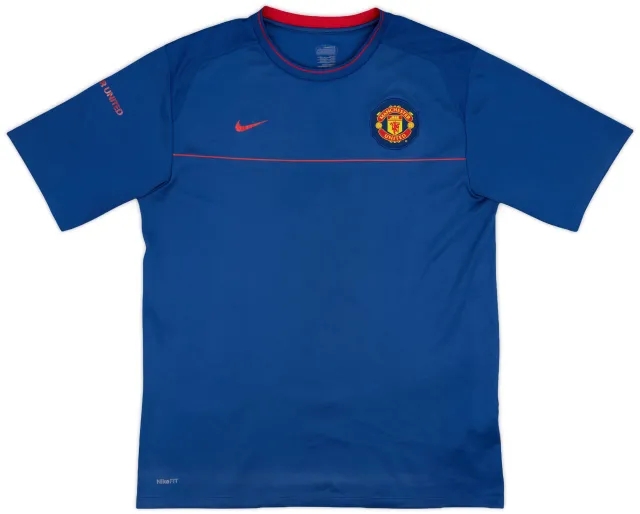 2008-09 Manchester United Nike Training Shirt - 7/10 - (L)