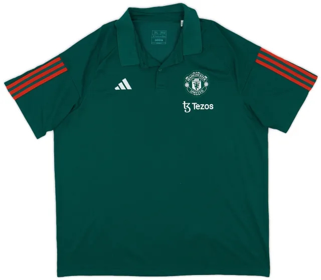 2022-23 Manchester United adidas Polo Shirt - 9/10 - (XXL)