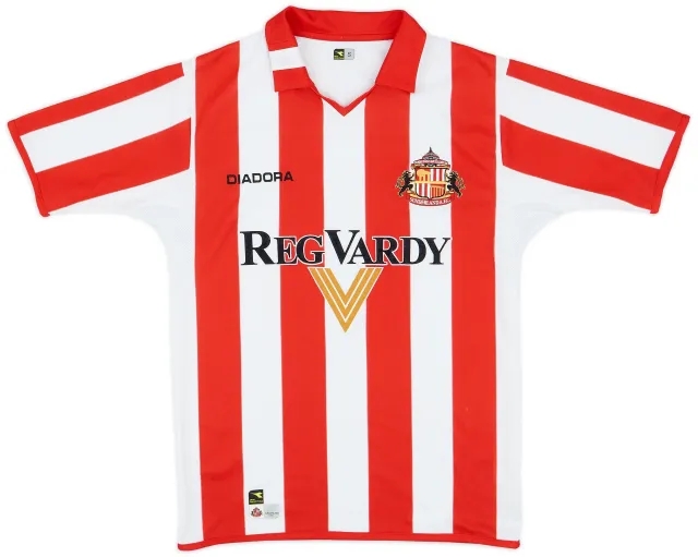 Diadora 2004-05 Sunderland Home Shirt - 9/10 - (S)