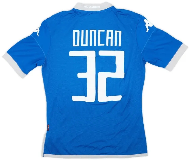 Kappa 2015-16 Sassuolo Authentic Third Shirt Duncan #32 - 8/10 - (XL)