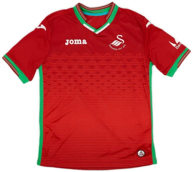 Joma 2017-18 Swansea Away Shirt - 9/10 - (XL.Boys)