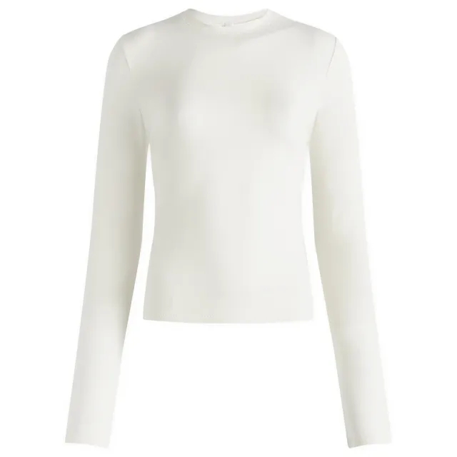 SKIMS Women's Cotton Jersey Long Sleeve T-Shirt Marble