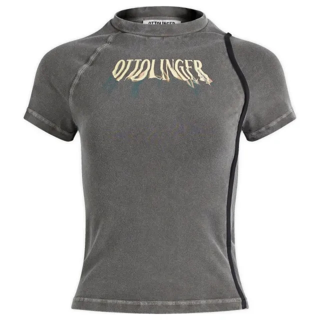 Ottolinger Women's Deconstructed Fitted T-Shirt Grey