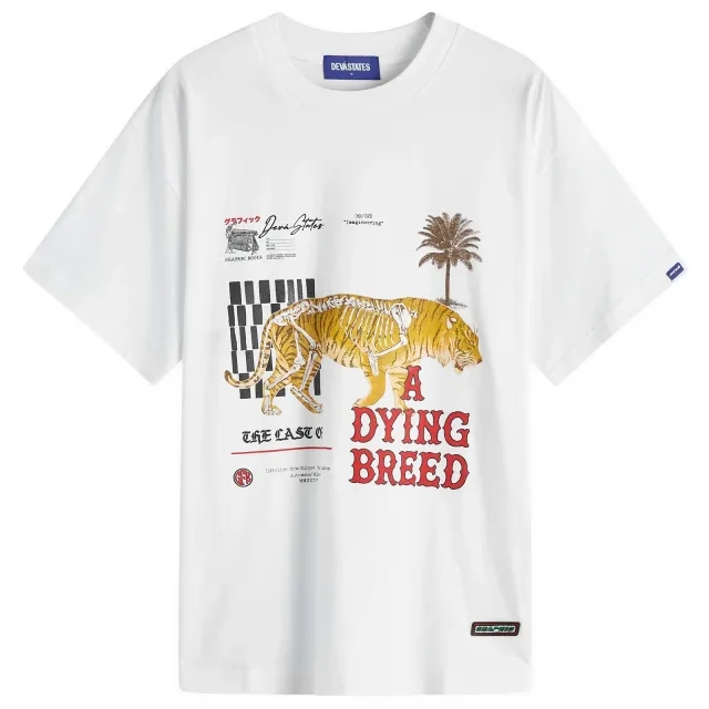 Deva States Men's Critical T-Shirt White