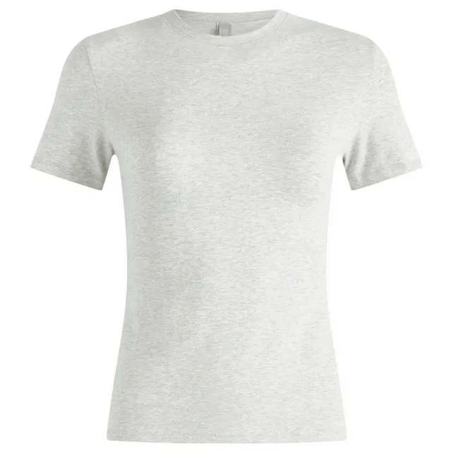 SKIMS Women's Cotton Jersey T-Shirt Light Heather Grey