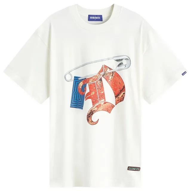 Deva States Men's Micro T-Shirt Off White