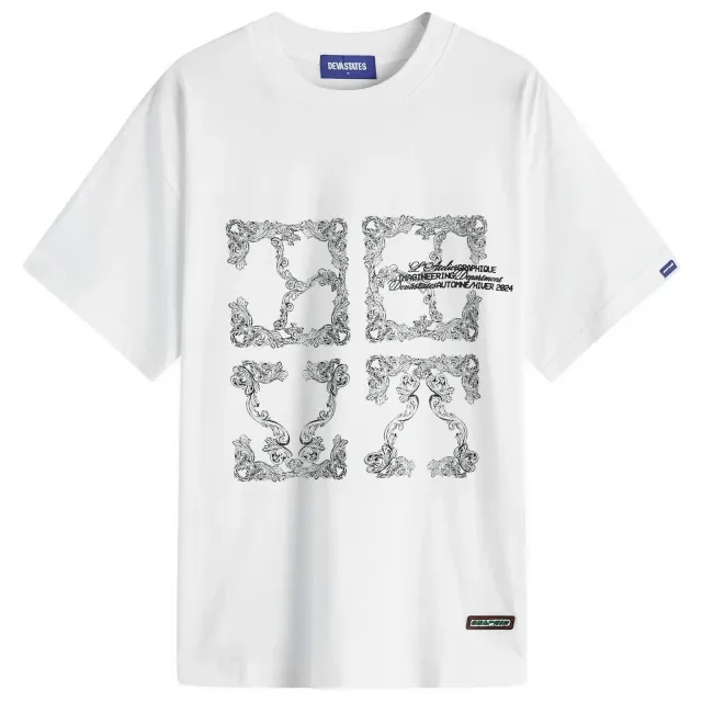 Deva States Men's Cartouche T-Shirt White