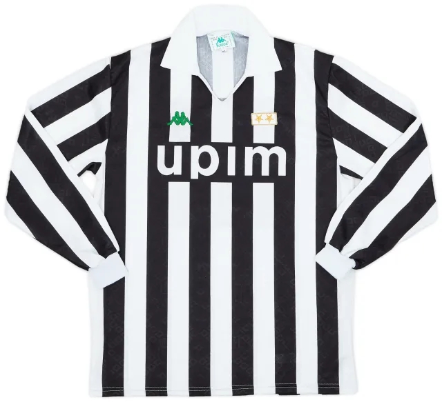 Kappa 1991-92 Juventus Home L/S Shirt - 9/10 - (XL)