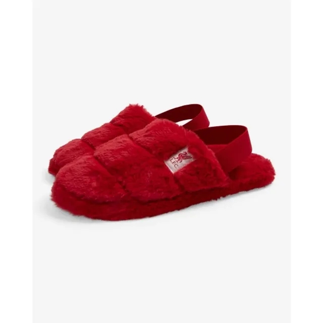 Liverpool FC LFC Womens Slide Slippers Red