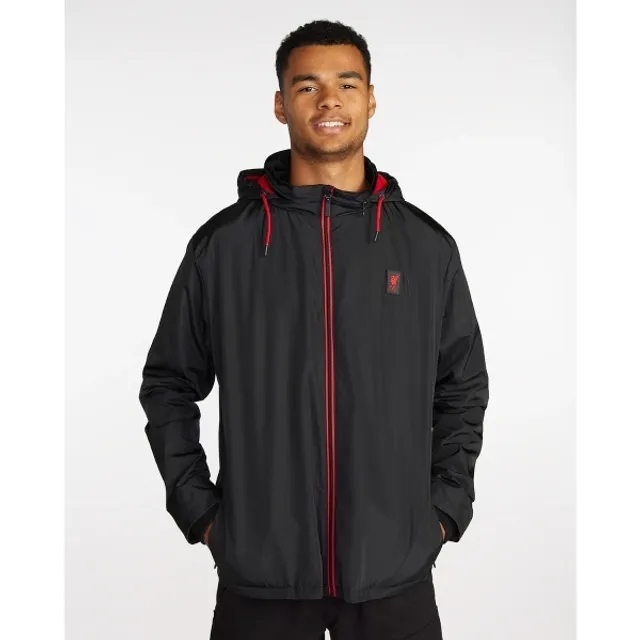 Liverpool FC LFC Mens Windcheater Black