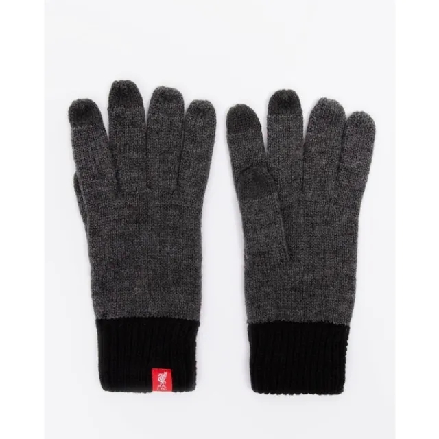 Liverpool FC LFC Mens Essentials Rib Gloves