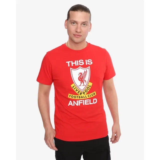 Liverpool FC LFC Adults This Is Anfield Red Tee