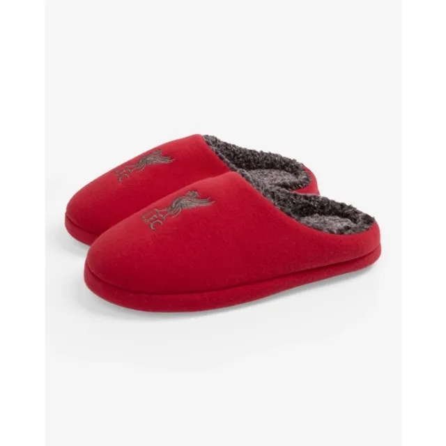 Liverpool FC LFC Juniors Mule Slippers Red