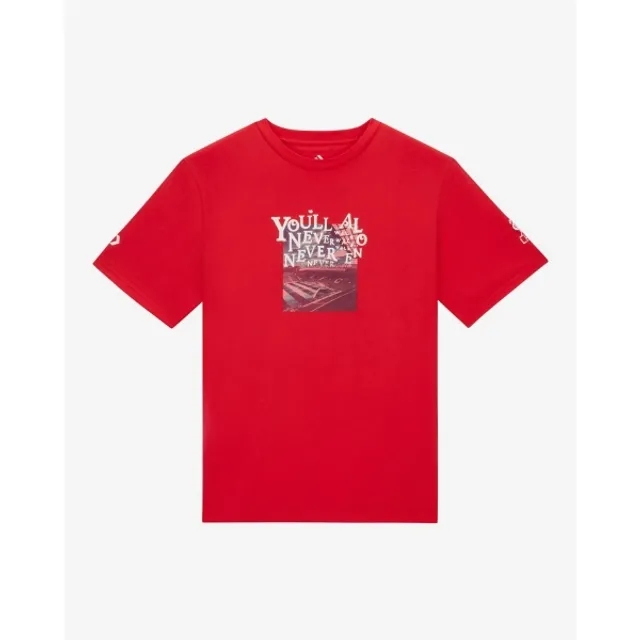 LFC x Converse Mens YNWA Tee Red
