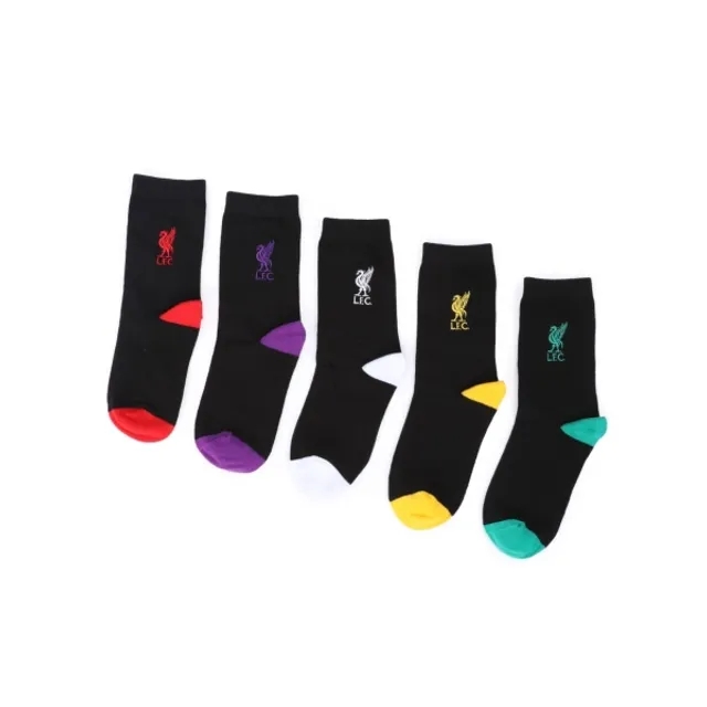 Liverpool FC LFC Juniors 5Pk Socks